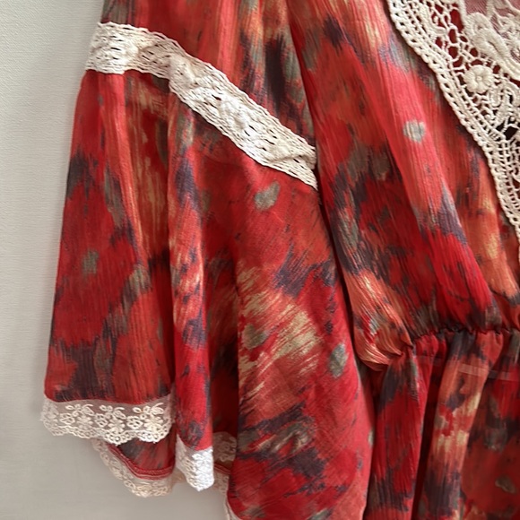 Free People Flowy Top Small ❤️ - Picture 4 of 6